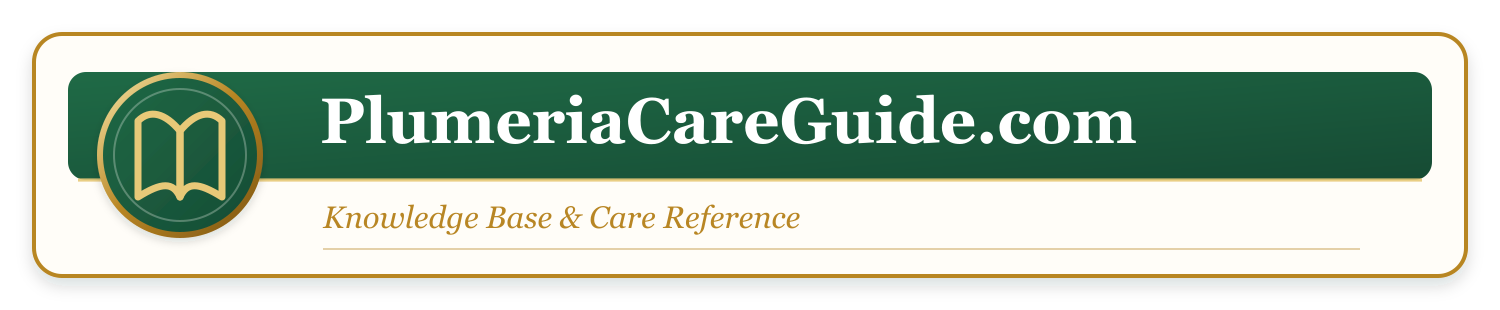 Plumeria Care Guide logo